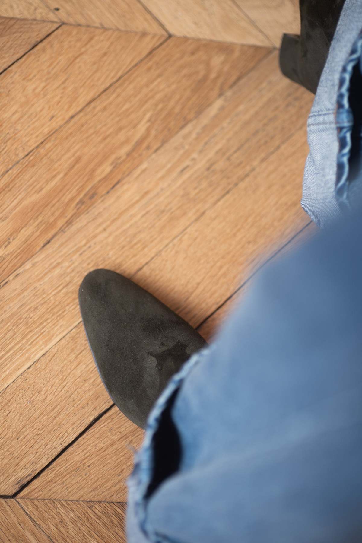 Anne Thomas Anita Boots Velours Testuggine - Image 2 of 10