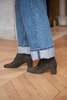 Anne Thomas Anita Boots Velours Testuggine - Thumbnail 6