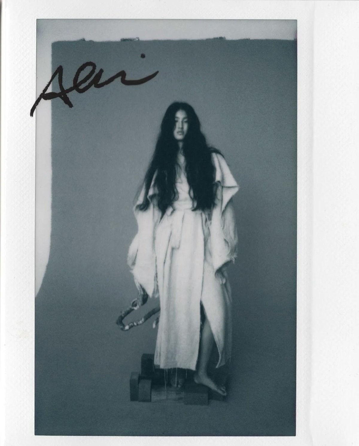 K M by L A N G E Kozhukh Deconstructed Wild Silk Oversize Coat - Image 10 of 13