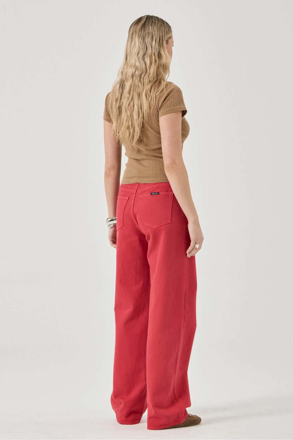 Rollas Kate Baggy Jeans - Candy - Image 6 of 8