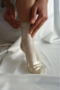 Maria La Rosa Ribbed Laminated Socks - Platino - Thumbnail 2