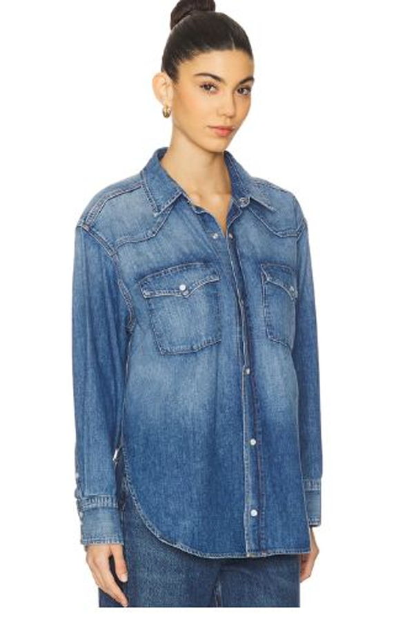 Citizens of Humanity Kayla Western Shirt - Douro (md indigo)