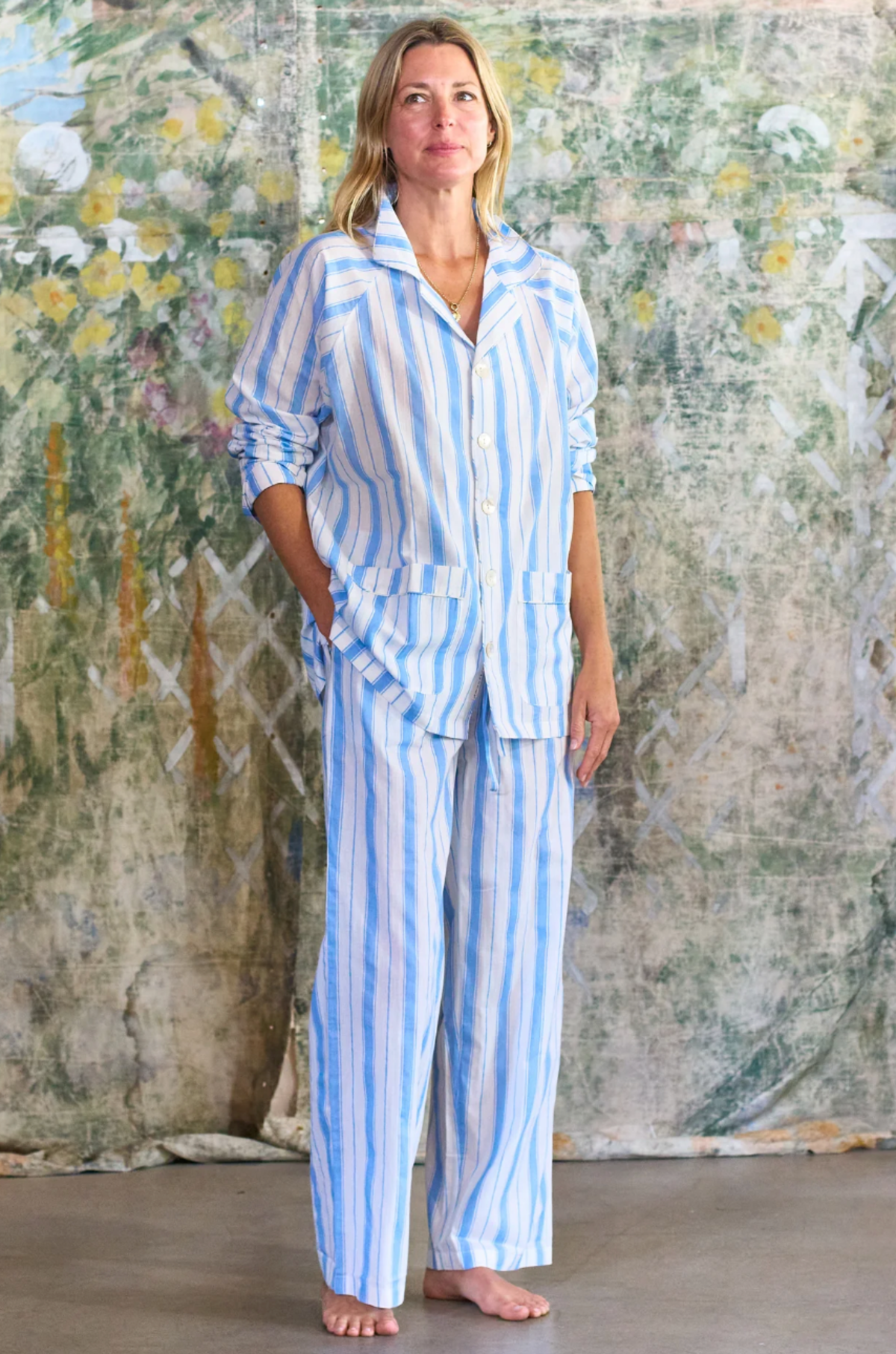 Carly Home Todd Stripe Pajamas - Image 1 of 3