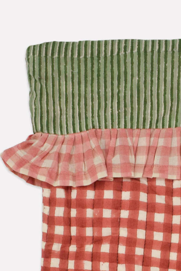 Yonder Gingham Ginger Christmas Stocking