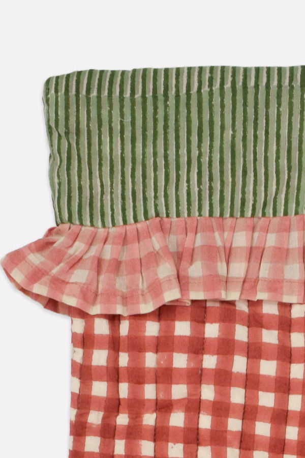 Yonder Gingham Ginger Christmas Stocking