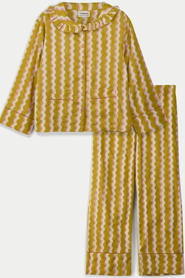 Yonder Wiggle Honey Frill Pyjama Set