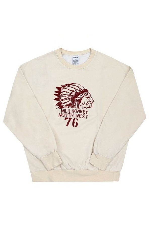 WILD DONKEY Long Sleeve Tee Top - Tea