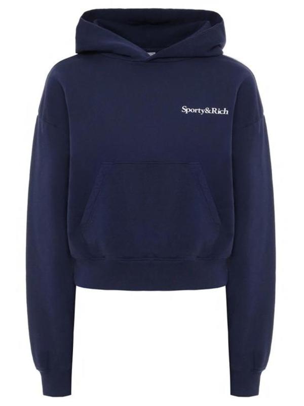 SPORTY & RICH ST074602006BL1063902 Hoodie - Dark Navy