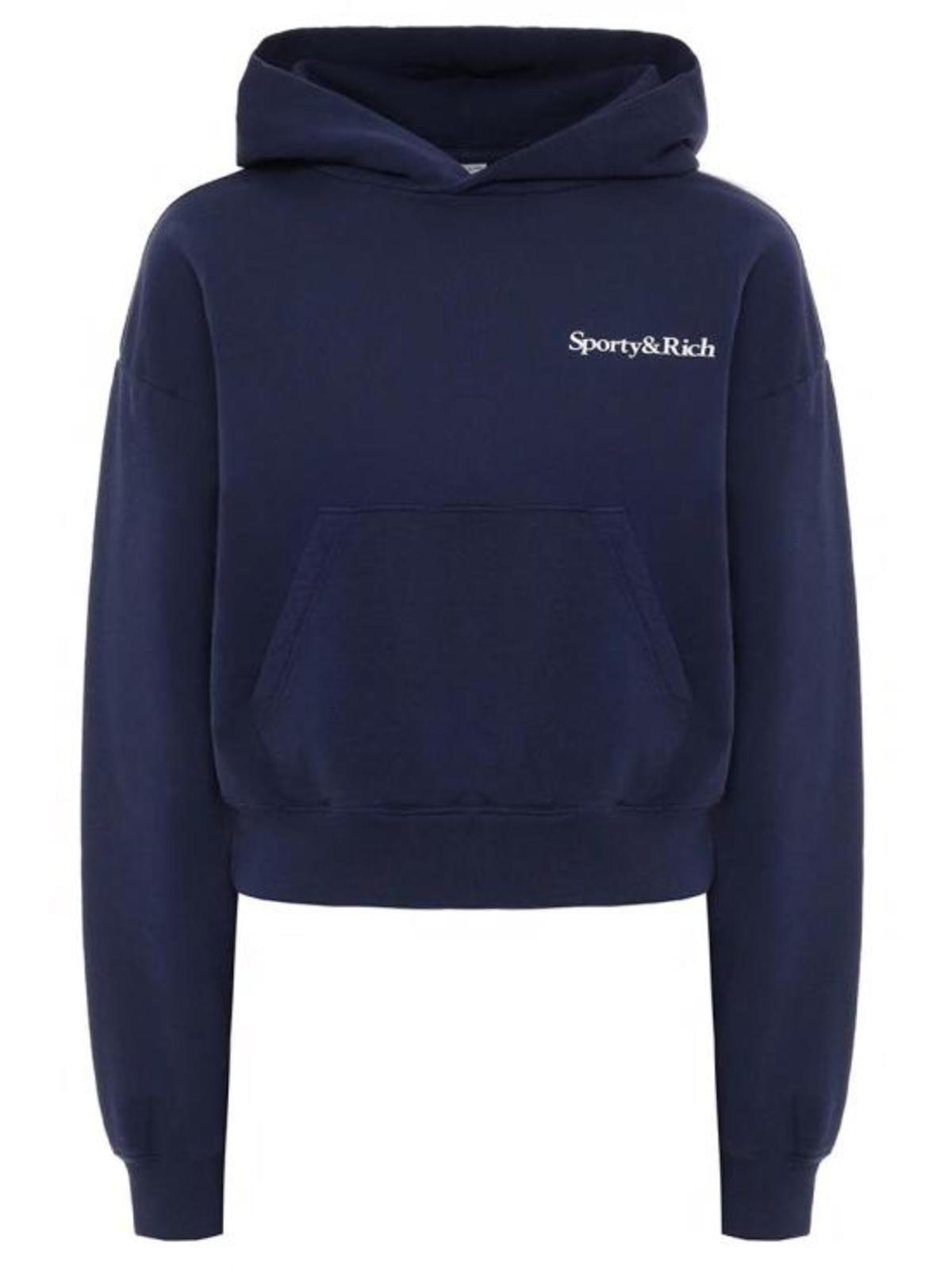SPORTY & RICH ST074602006BL1063902 Hoodie - Dark Navy - Image 1 of 1