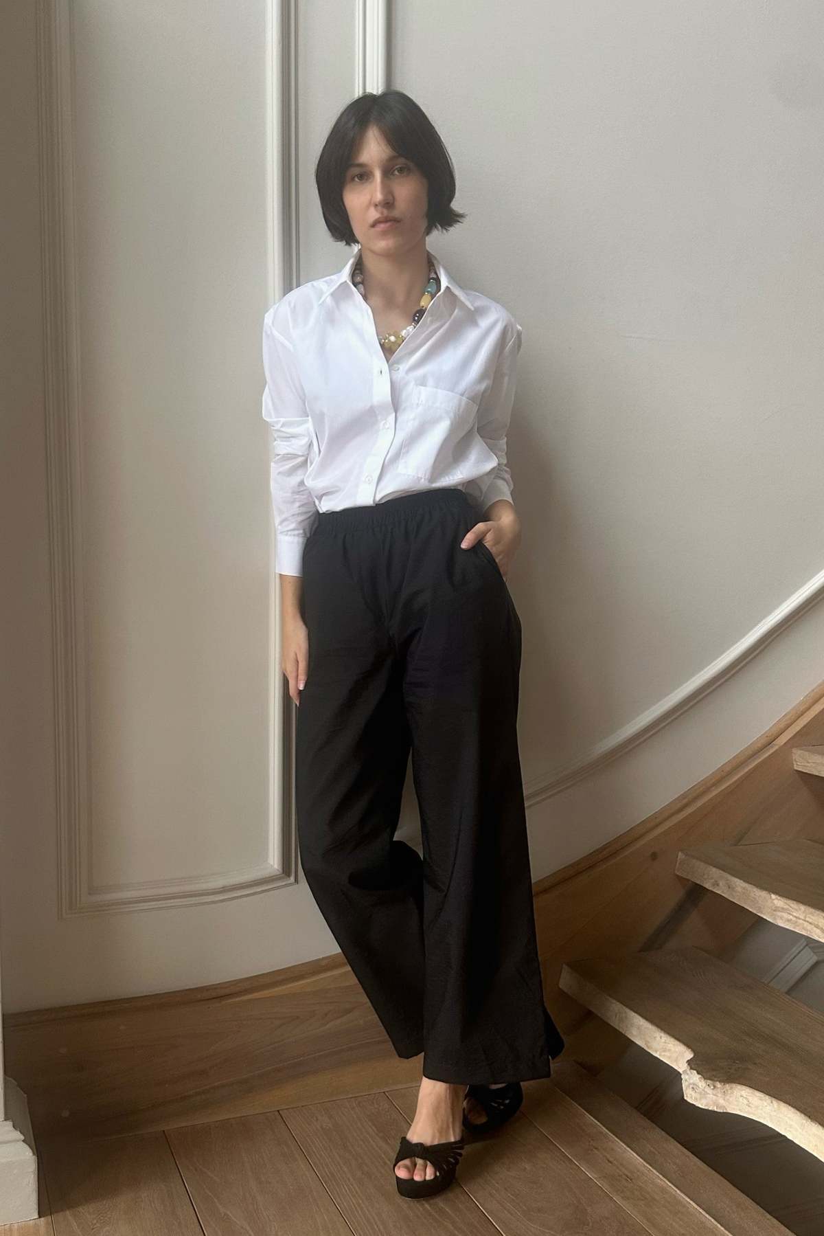 a.shirt Cotton Poplin Shirt - Image 2 of 3