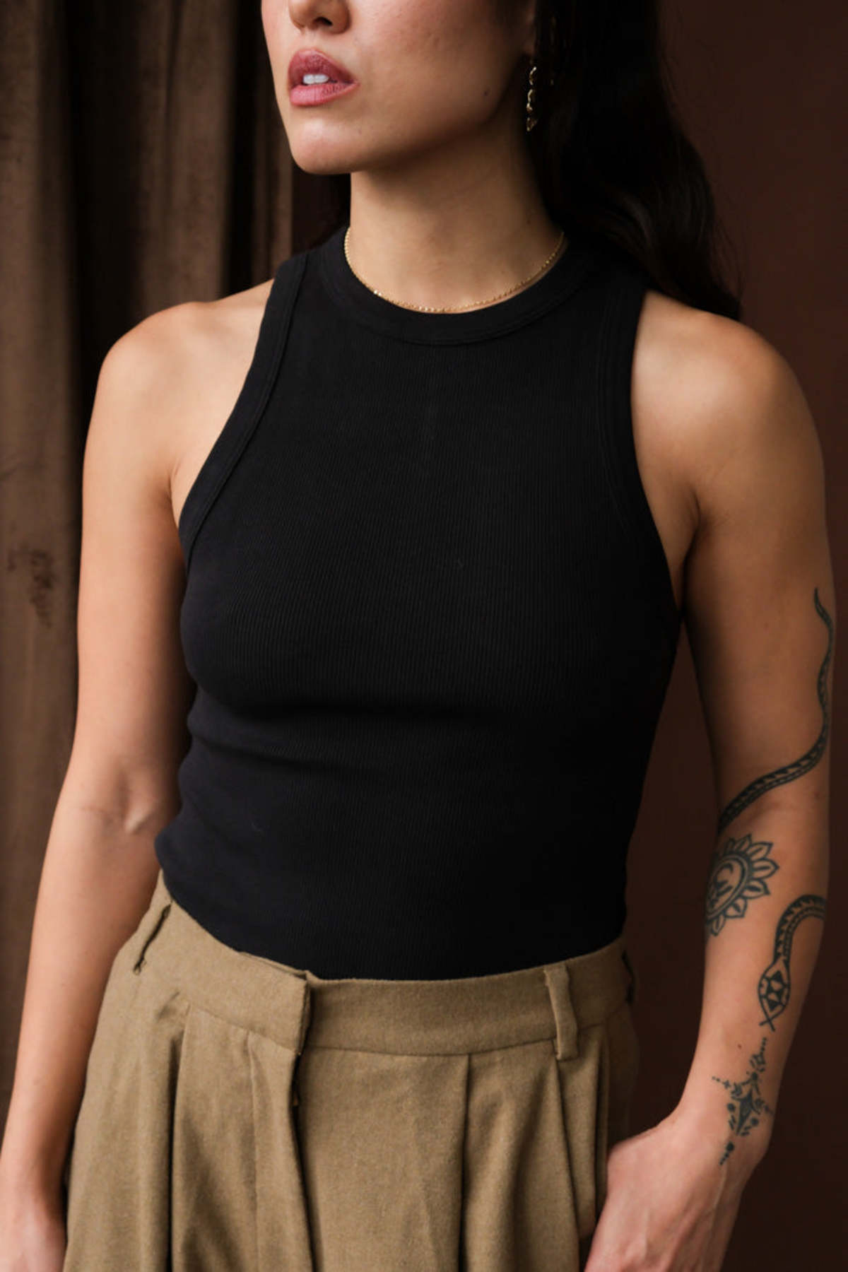 soldout.nyc Not So Basic Tank Top - Black | Garmentory