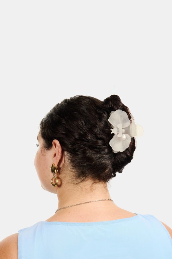 Chunks Orchid Claw Hair Clip