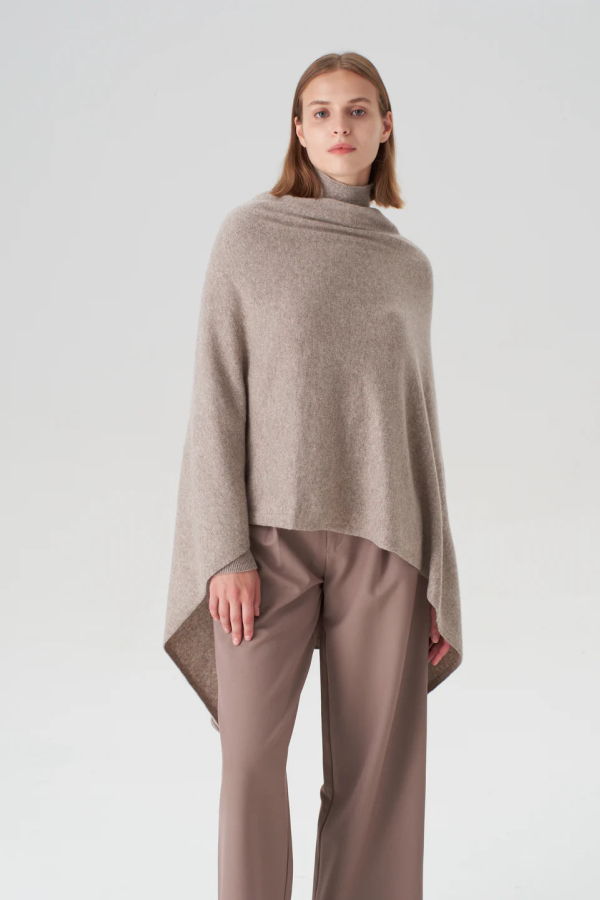 Pissenlit Cashmere Travel Wrap Scarf - Oatmeal