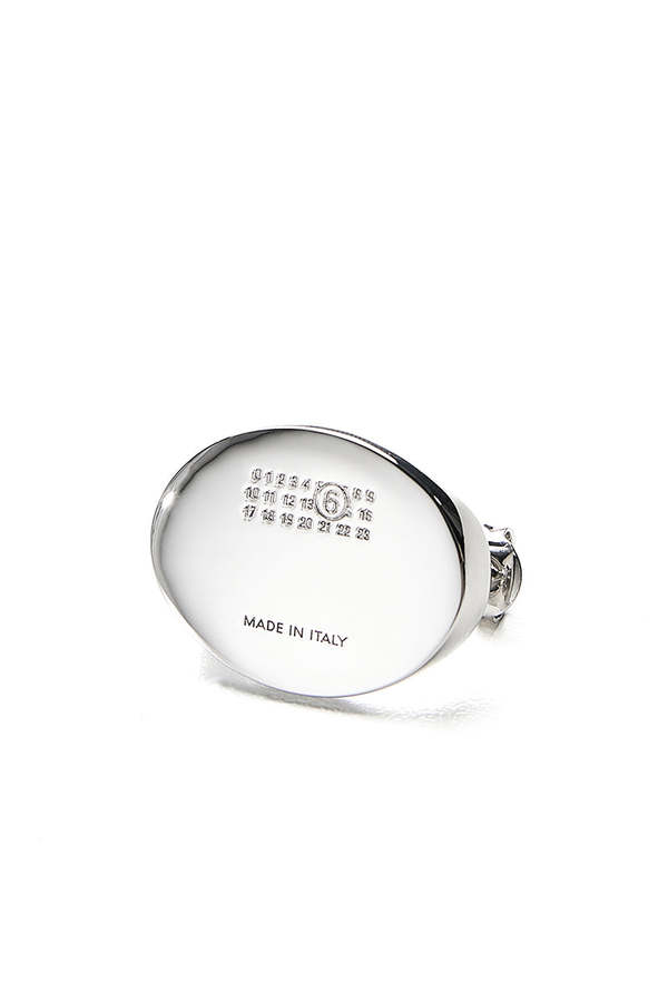 MM6 Maison Margiela Numeric Signet Earring - Silver