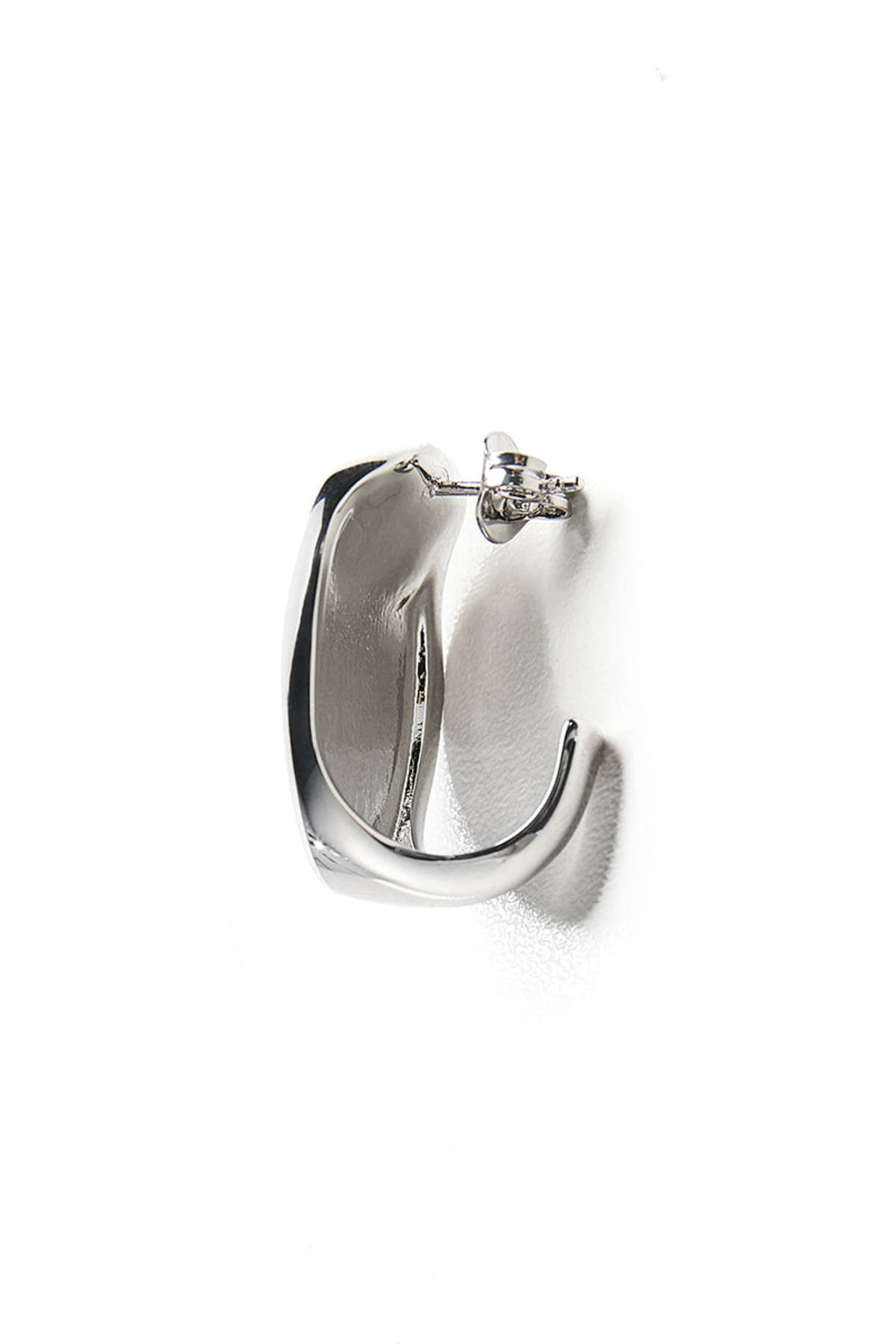 MM6 Maison Margiela Numeric Signet Earring - Silver - Image 2 of 2