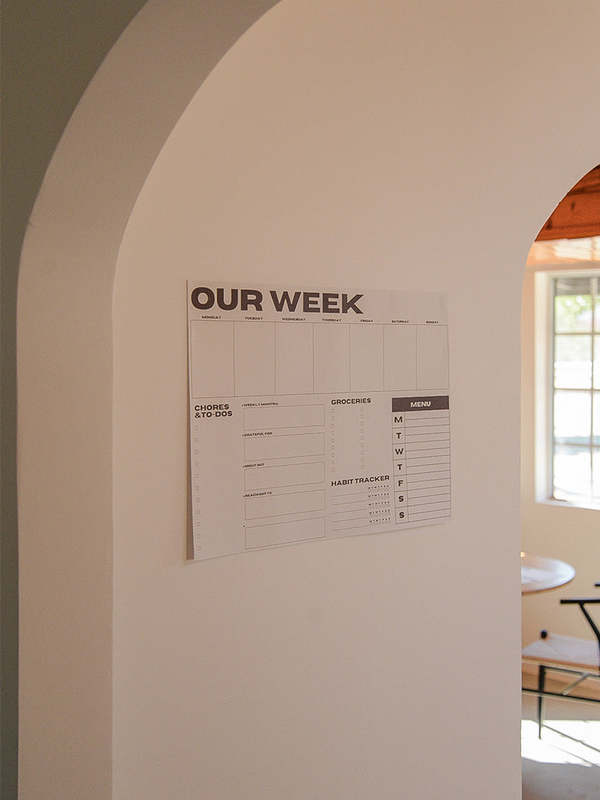 Snderhaus Our Week Planner Pad