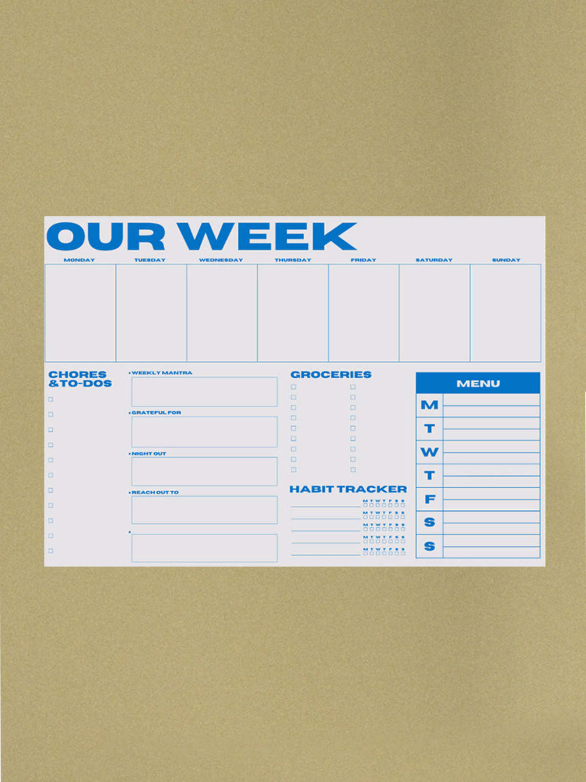 Sønderhaus Our Week Planner Pad - Image 8 of 18