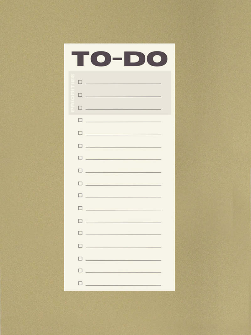 Snderhaus To-do List Pad