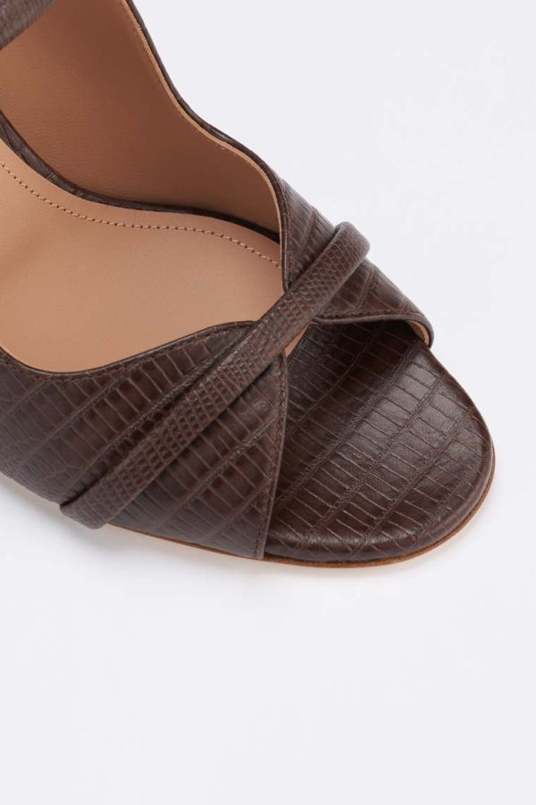 Malone Souliers Norah 70 Sandal - Tobacco