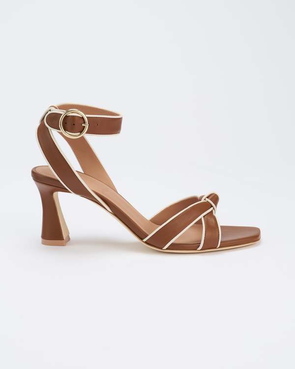 Malone Souliers Rudi 70 Sandal - Oak/Cream
