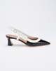Malone Souliers Tate Slingback Heels - Black/White - Thumbnail 1