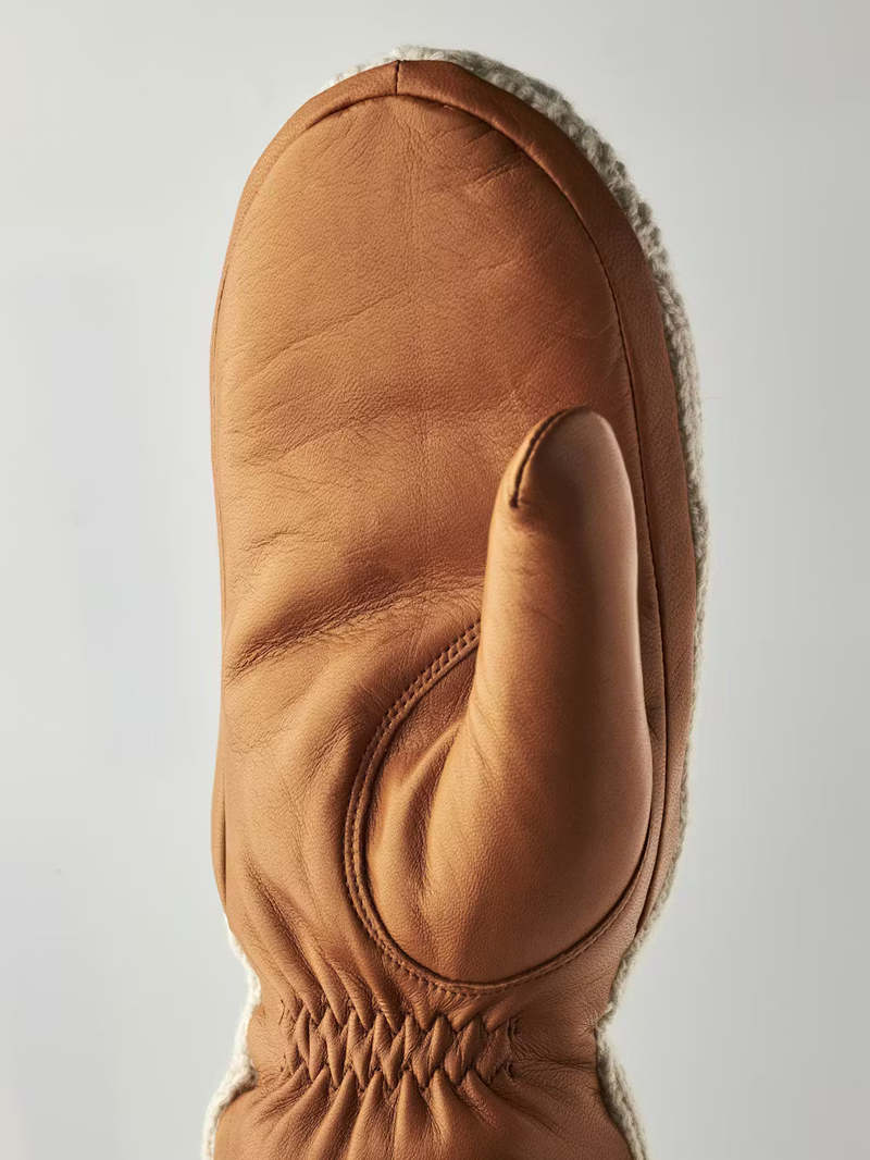 Hestra Elle Mittens - Off White/Cork