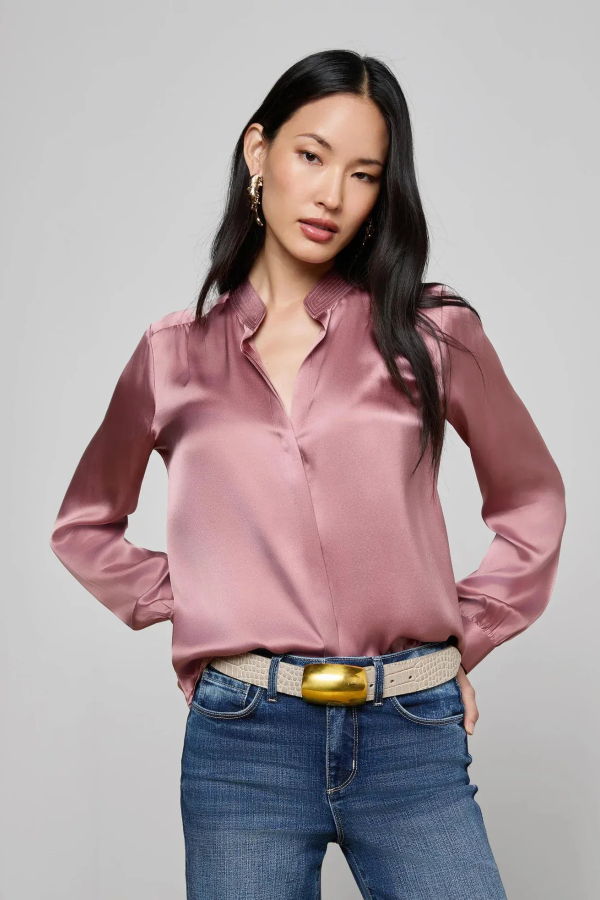 L'agence Bianca Blouse - Mauve Rose