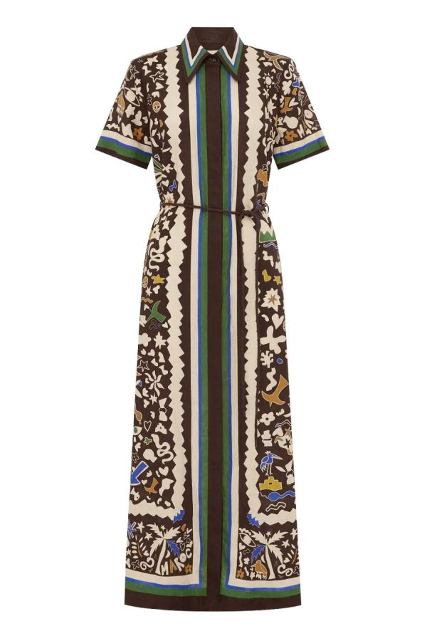 ALEMAIS Maroc Shirt Dress