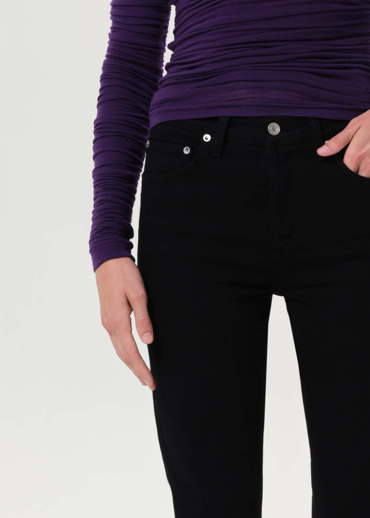 AGOLDE Ingram Split Skinny Jeans - Image 6 of 9