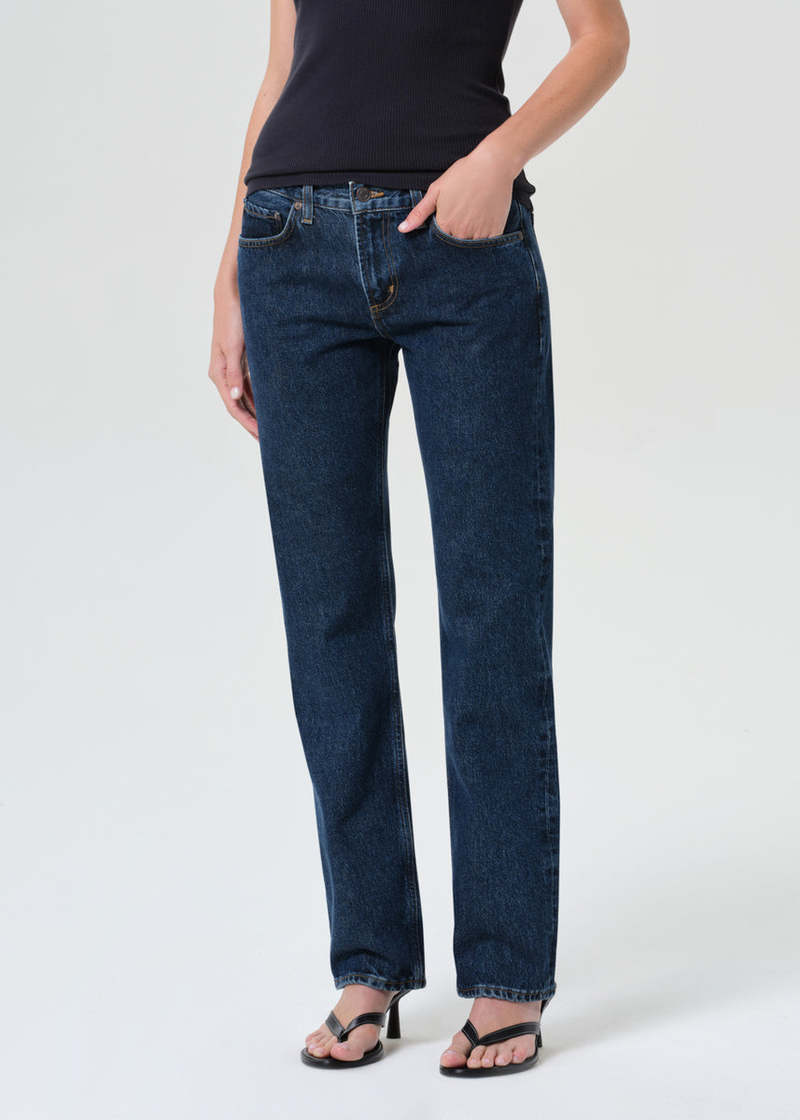 AGOLDE Low Rise Slim in Pendulum Jeans