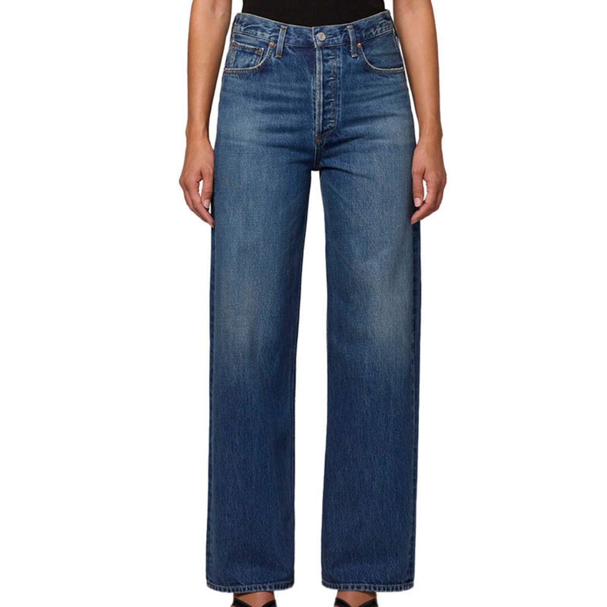 AGOLDE Ren Jean High Rise Wide Leg 32" Jeans - Image 1 of 10
