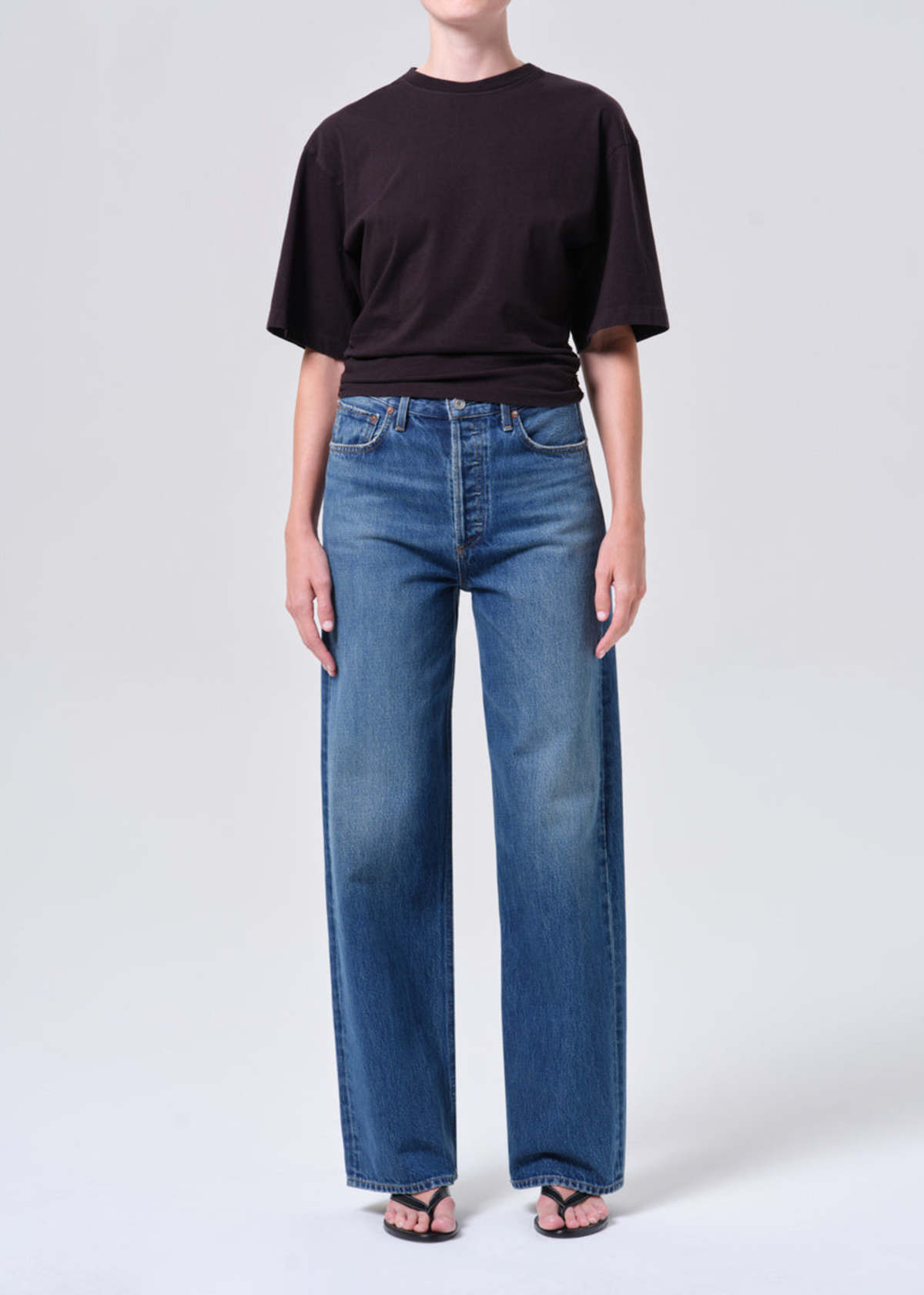 AGOLDE Ren Jean High Rise Wide Leg 32" Jeans - Image 2 of 10