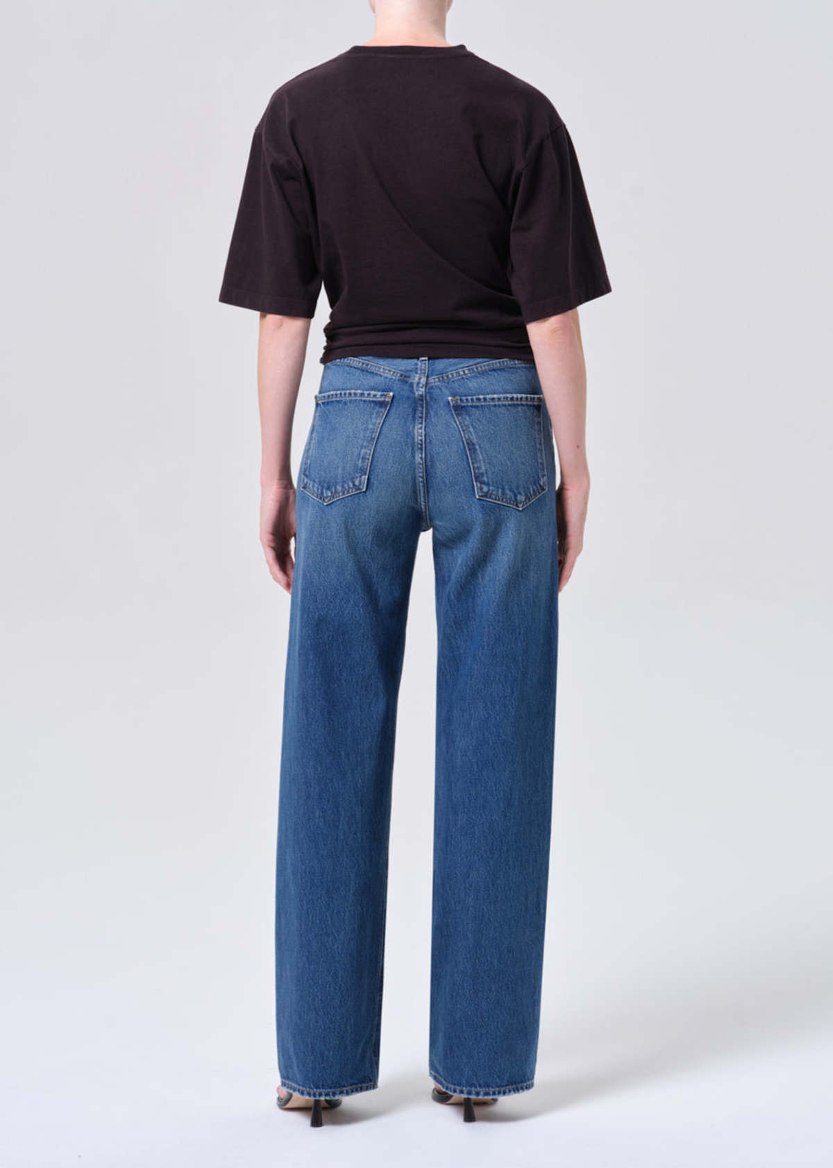 AGOLDE Ren Jean High Rise Wide Leg 32" Jeans - Image 5 of 10
