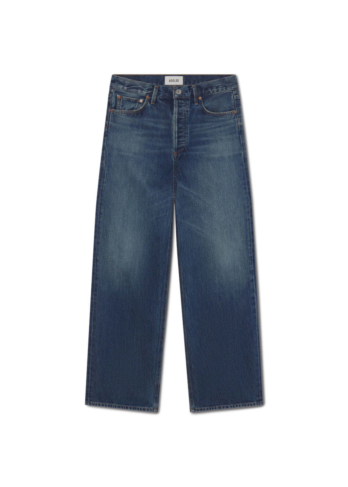 AGOLDE Ren Jean High Rise Wide Leg 32" Jeans - Image 7 of 10