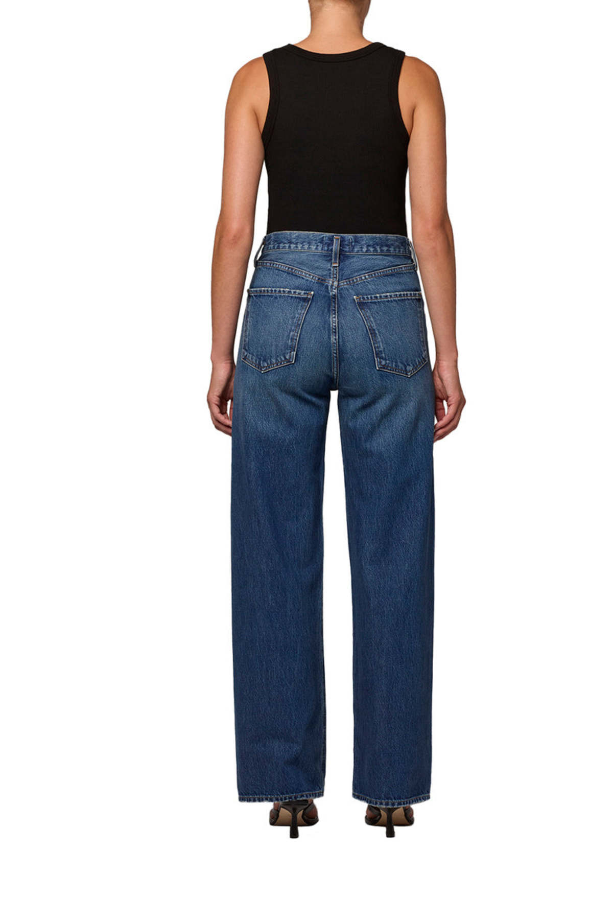 AGOLDE Ren Jean High Rise Wide Leg 32" Jeans - Image 10 of 10