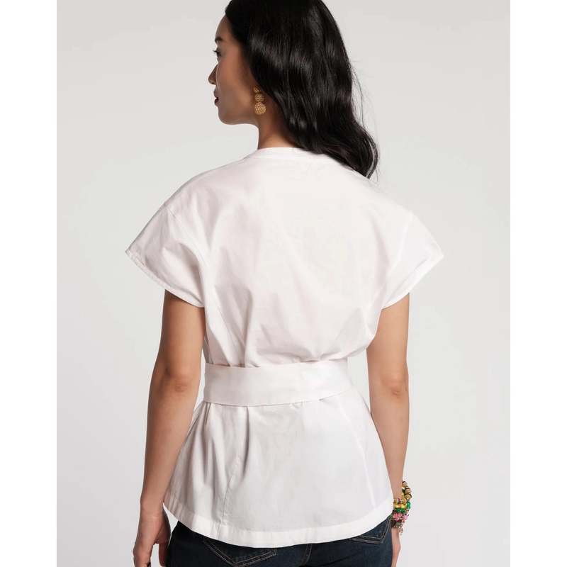 Frances Valentine Eve Top - White