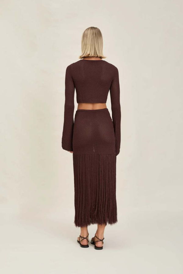 Devon Windsor Enda Skirt - Mahogany