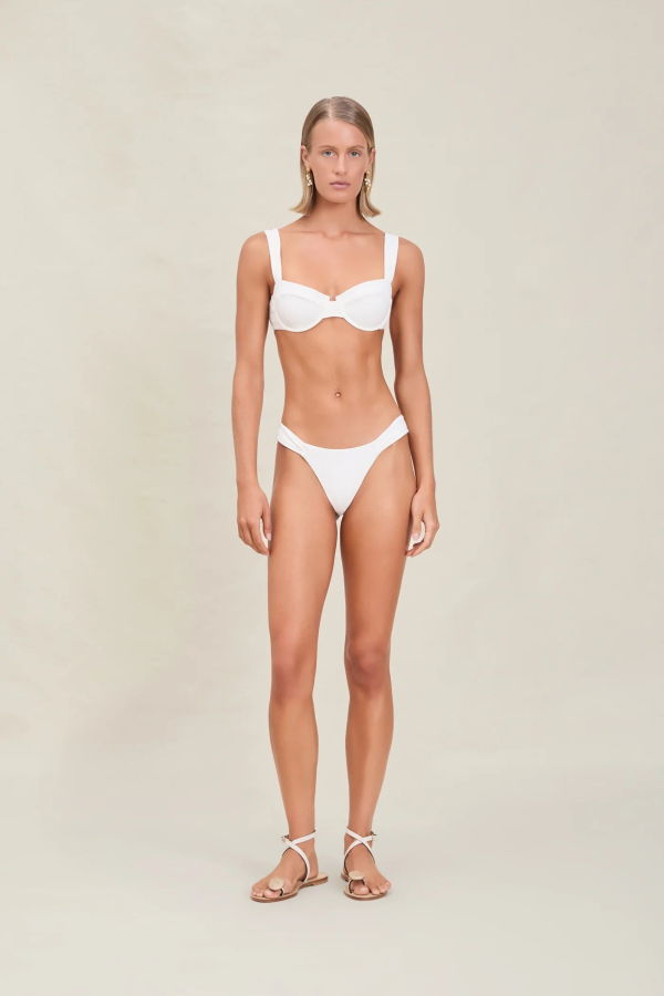 Devon Windsor Josephine Bikini Top - Dove
