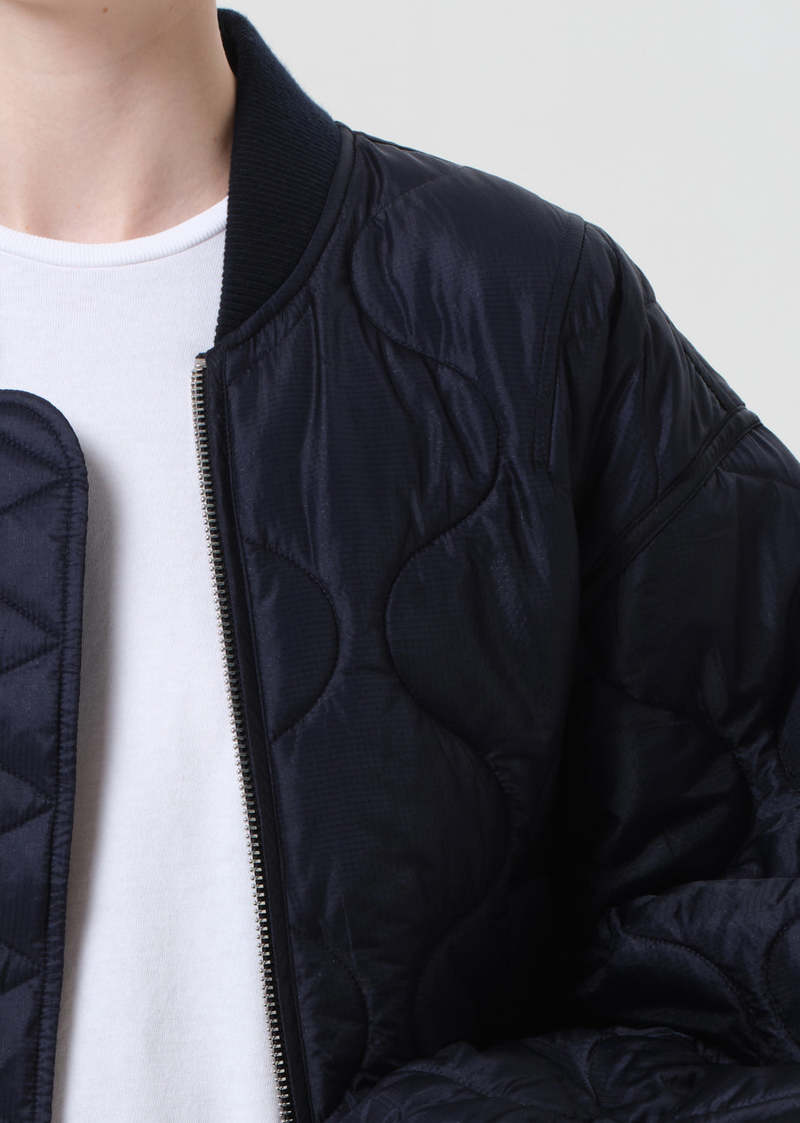 AGOLDE Isla Quilted Jacket - Ink