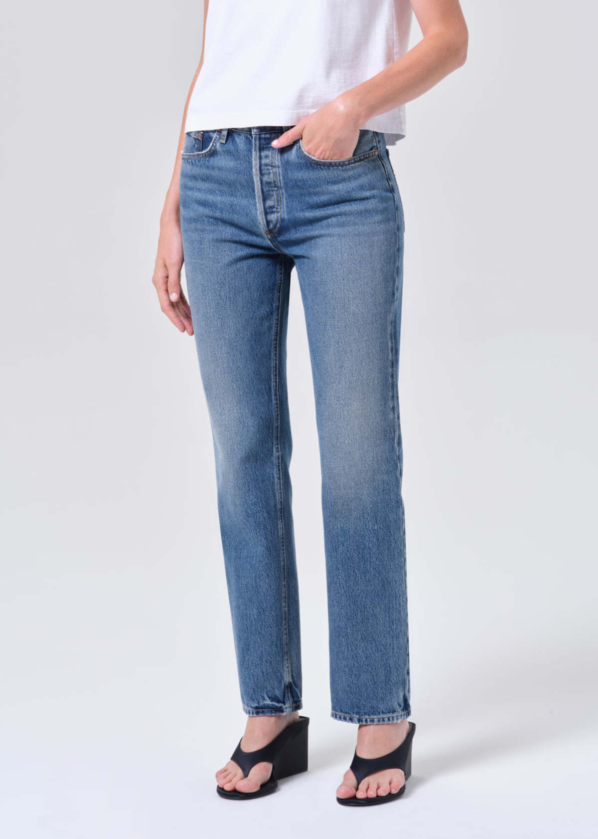 AGOLDE Lana Jeans - Liberty - Image 4 of 7