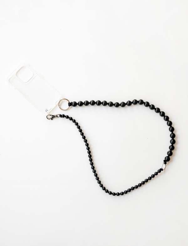 Ina Seifart Long  Handykette Phone Double Chain - Black/Black