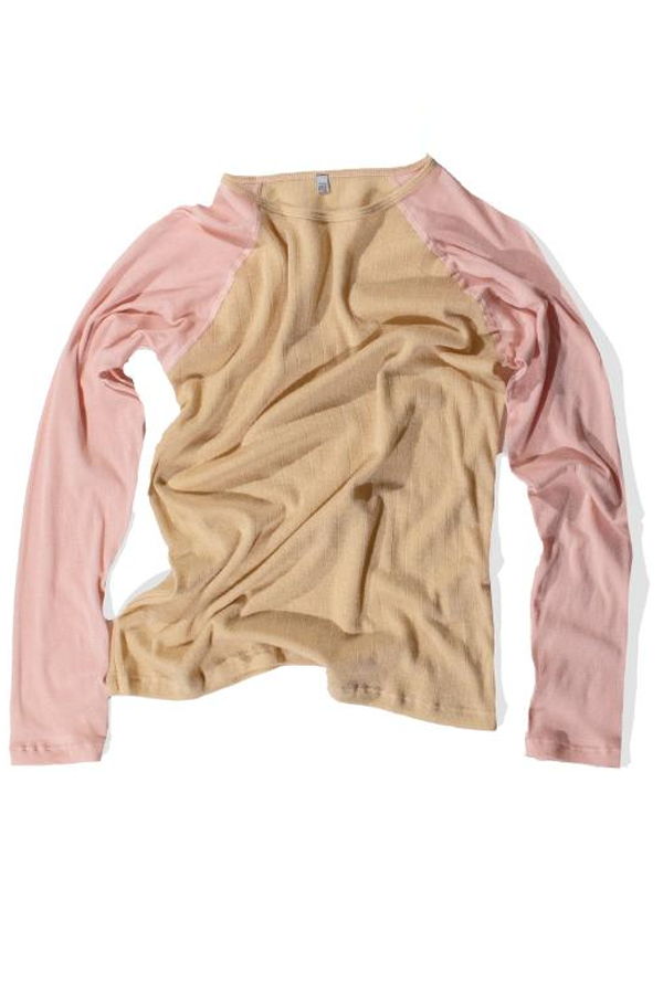 Baserange Hen Yellow Buio Pink Tunic Top