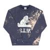 WILD DONKEY Long Sleeve Tee - Bleached Heather Blue - Thumbnail 1