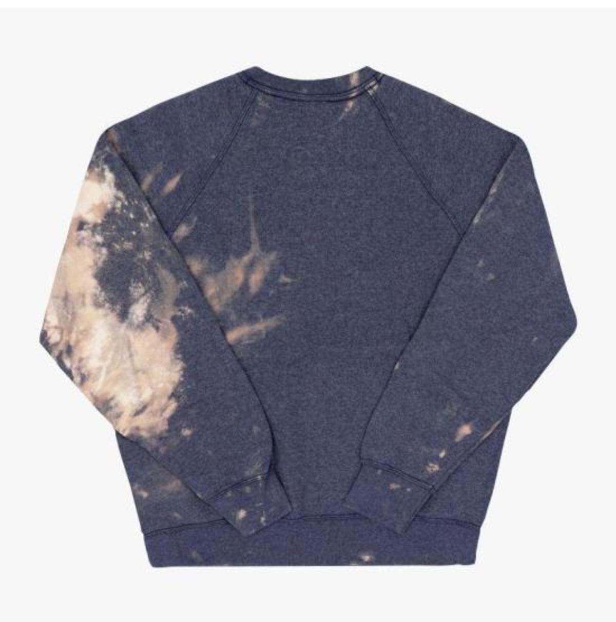 WILD DONKEY Long Sleeve Tee - Bleached Heather Blue - Image 2 of 5
