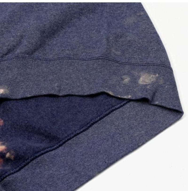 WILD DONKEY Long Sleeve Tee - Bleached Heather Blue