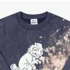 WILD DONKEY Long Sleeve Tee - Bleached Heather Blue - Thumbnail 4