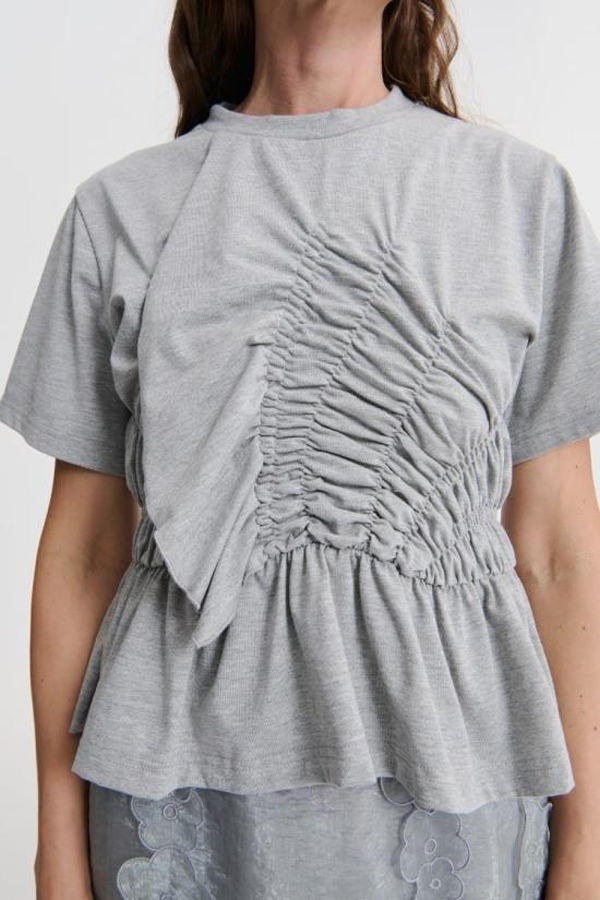 Cecilie Bahnsen Top - Grey Melange