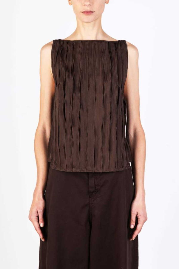 Alysi Origami Top - Choco
