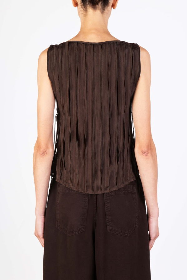 Alysi Origami Top - Choco