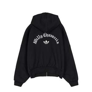 Adidas x Willy Chavarria Heavyweight Zip Hoodie - Black | Garmentory